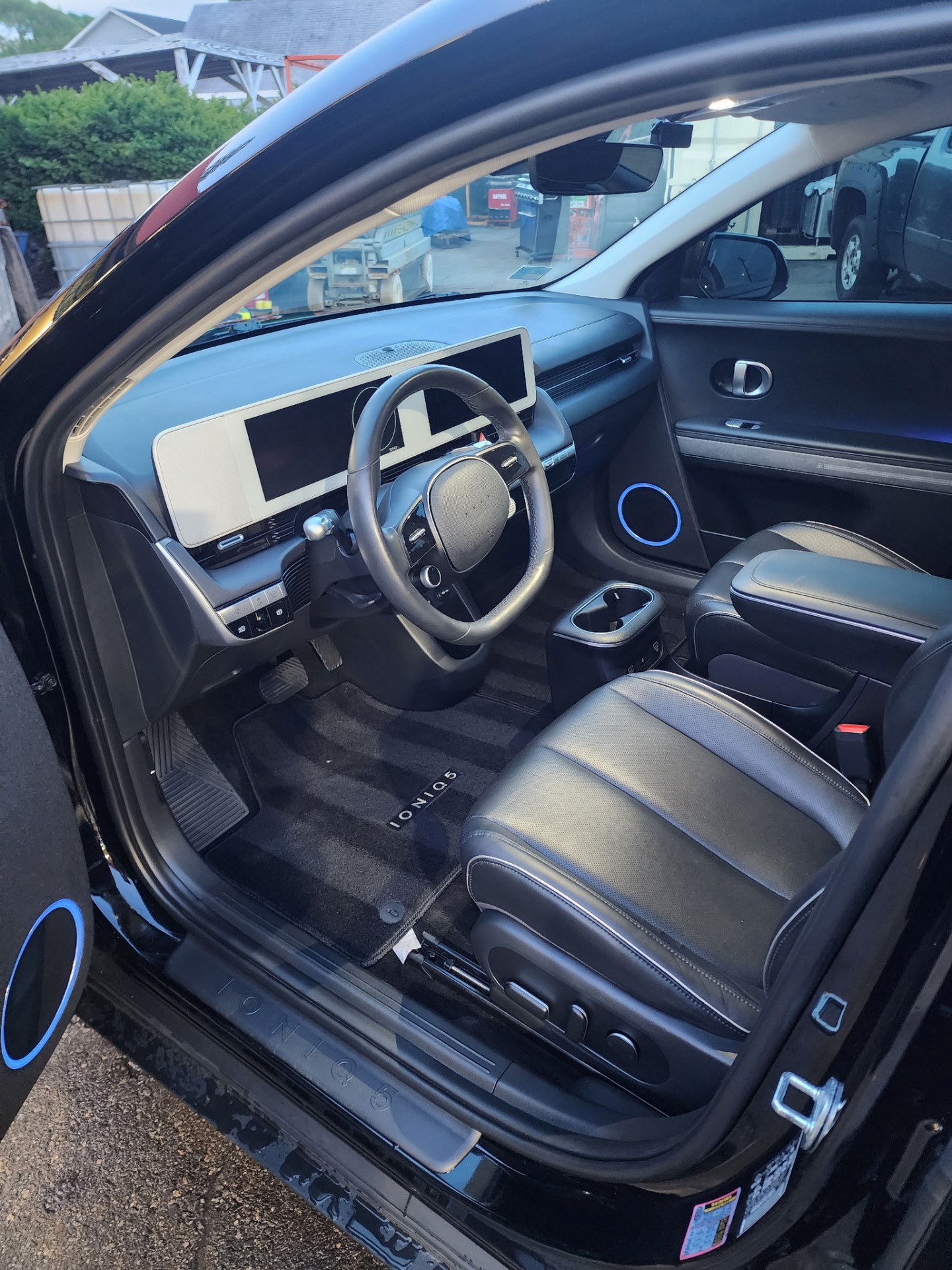 Hyundai Ioniq 5 driver cockpit after detail