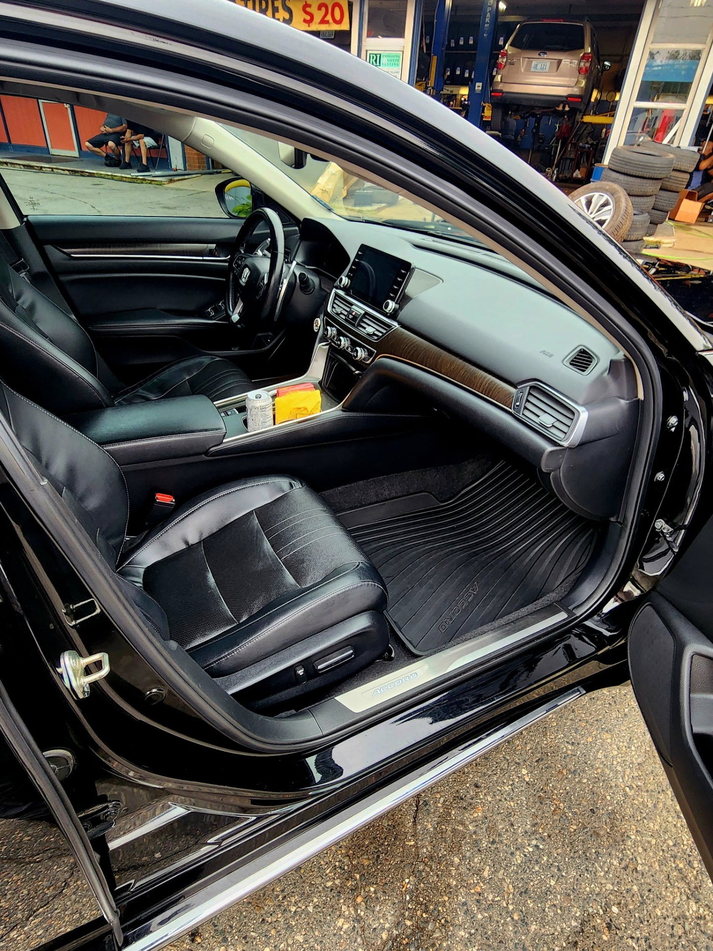 Honda Accord front interior detail