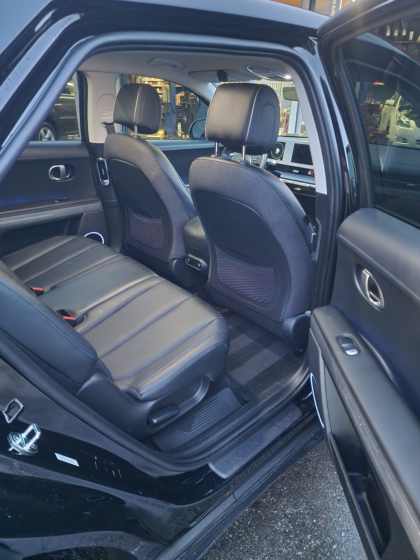 Hyundai Ioniq 5 rear seats detail